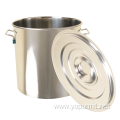 Oblique Style Stainless Steel Soup Pot